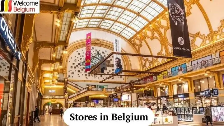 Centres commerciaux et boutiques en Belgique