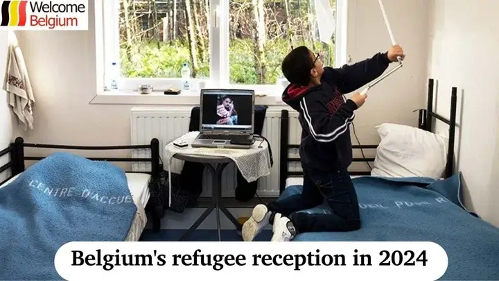 Aufnahme von Flüchtlingen in Belgien im Jahr 2024