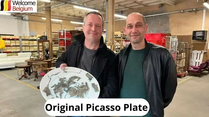 Picasso plate found in Kringwinkel Antwerp
