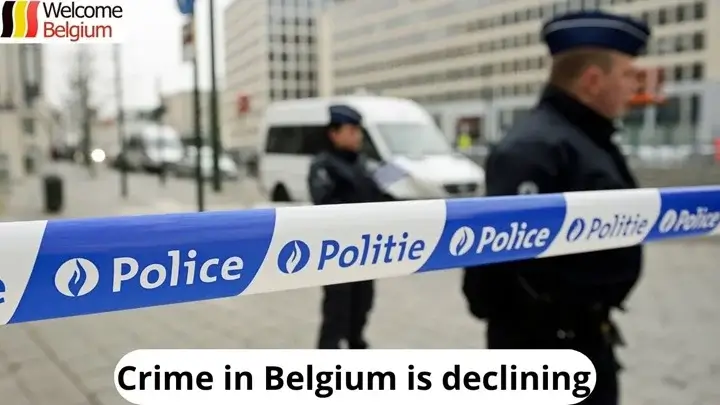 Crime in Belgium is falling