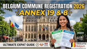 Belgium Commune Registration 2026: Annex 19 & 8