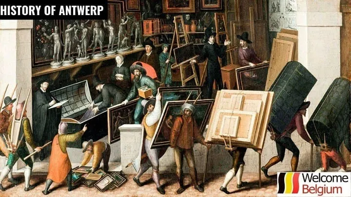 The first mention of Anwerp