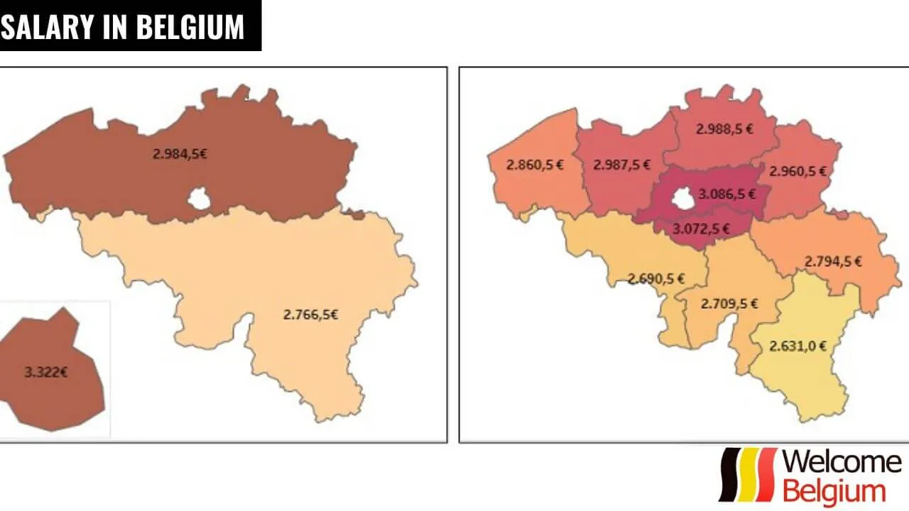 Wie viel zahlen Spezialitäten in Belgien?