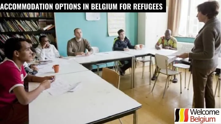 Accommodation not in the reception center from Fedasil