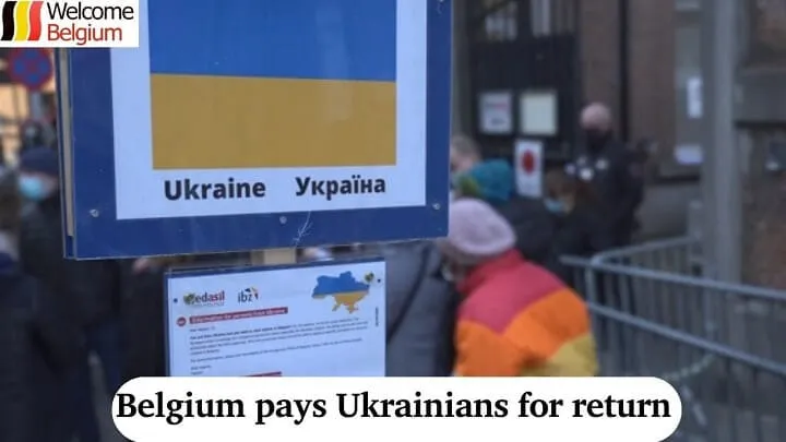 Flüchtlinge aus der Ukraine verlassen Belgien