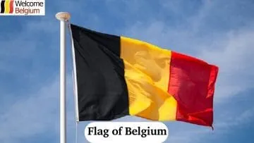 Description du drapeau national de la Belgique