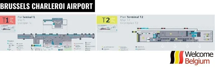 Charleroi airport infrastructure in Belgium
