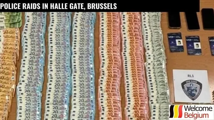 Razzien der Polizei in Brüssel